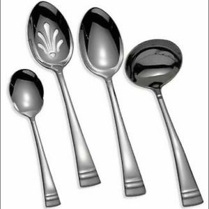Two Lenox Federal Platinum Hostess Set 4